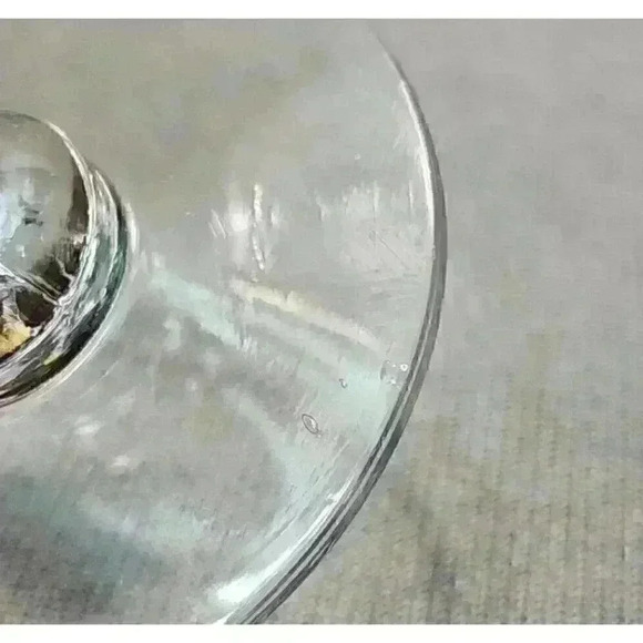 Vintage Libbey Rock Sharpe Burleigh Crystal Juice Glass Set of 7 Wine Glasses - Picture 6 of 6